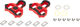 Kit de intercambio de cuerpo de pedales Rally RK - negro/universal
