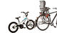 Tandem Hitch - silver/universal