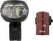 Axa Greenline 50 LED Beleuchtungsset mit StVZO-Zulassung - schwarz/universal