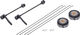 Urban Acera V-Brake DT Swiss 535 28" Laufradsatz - schwarz/28" Satz (VR 9x100 + HR 10x135) Shimano