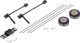 Urban Acera V-Brake DT Swiss 535 28" Laufradsatz - schwarz/28" Satz (VR 9x100 Dynamo + HR 10x135) Shimano