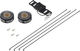 Urban Deore Center Lock Disc DT Swiss 533D 28" Wheelset - black/28" Set (Front 12x100 Dynamo + Rear 12x142) Shimano Micro Spline