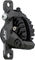 Étrier de Frein XT BR-M8000 avec Plaquettes en Résine avec Ailettes - noir/avant /arrière post mount 6"