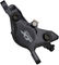 XT BR-M8100 Brake Caliper w/ Resin Pads - black/front / rear post mount 6"