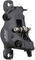 XT BR-M8100 Brake Caliper w/ Resin Pads - black/front / rear post mount 6"