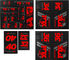 Heritage Fork and Shock Decal Kit up to Model 2020 - red/universal