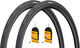 Continental Set de 2 Pneus Souples Grand Prix 5000 28" + Chambres à Air Race 28 - noir/25-622 (700 x 25C) SV 42 mm