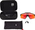 100% Speedcraft Hiper Sports Glasses - Closeout - soft tact black/hiper red multilayer mirror