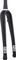 Columbus Fourche Futura Cross Plus - black mat/Axe Traversant 12 mm/100 mm/1 1/8" - 1,5" tapered/28"