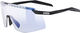 uvex uvex pace stage V lunettes de sport - black mat/mirror blue