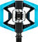 crankbrothers Pedales de clip/plataforma Double Shot 2 - blue-black
