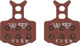 GALFER Disc Advanced Brake Pads for Formula - semi-metallic - steel/FO-002