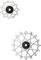 Garbaruk Schaltröllchen-Set 11 + 16 Zähne für Shimano 11-fach - silver