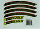 NoTubes Set d'Autocollants pour ZTR Grail MK3 - vert