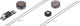 bc basic Alfine Disc Center Lock P-22 28" 8-speed Wheelset - black | 28" Set (Front 12x100 Dynamo + Rear 10x135)