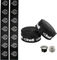 Cinelli Logo Velvet Lenkerband - black and white