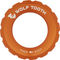 Wolf Tooth Components Anillo de bloqueo Center Lock - naranja