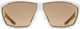 uvex sportstyle 706 CV V colorvision variomatic sports glasses - white matte/litemirror red