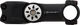 Procraft Potence 4Bolt Adjustable Ahead - noir mat/95 mm