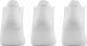 GripGrab Classic No Show Summer Socks 3-Pack - white/41 - 44