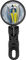 busch+müller IQ-X E LED front light with StVZO approval - black