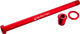 Burgtec Axe traversant arrière 180 mm x 12 mm, pas de filetage 1,00 mm - race red/148 mm