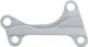Hope Scheibenbremsadapter für 180 mm Scheibe - silver/VR IS auf IS