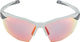 Alpina Twist Six HR QV Sports Glasses - smoke grey matt | quattro/varioflex rainbow mirror