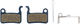 3min19sec Disc Brake Pads for Shimano - organic - steel/SH-001