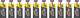 Powerbar PowerGel Original - 10 pièces - black currant - caffeine