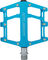 Exustar E-PB525 Platform Pedals - blue/universal