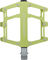 Pedales de plataforma E-PB525 - verde/universal