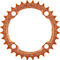 Race Face Plateau Narrow Wide, 4 bras, BCD 104 mm, 10/11/12vit. - orange/32 dents