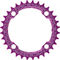 Plato Narrow Wide, 4 brazos, círculo de agujeros 104 mm, 10/11/12 vel. - purple/32 dientes
