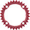Plato Narrow Wide, 4 brazos, círculo de agujeros 104 mm, 10/11/12 vel. - red/32 dientes