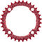 Race Face Plateau Narrow Wide, 4 bras, BCD 104 mm, 10/11/12vit. - red/32 dents