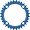 Race Face Plateau Narrow Wide, 4 bras, BCD 104 mm, 10/11/12vit. - blue/32 dents