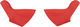 Cubierta de goma p.manetas cambios/frenos DoubleTap® p. Red 2012-2013 - rojo/universal