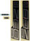 RockShox Decal Kit Aufklebersatz für ZEB Ultimate ab Modell 2021 - gloss black-gloss polar foil/universal