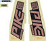 RockShox Sticker Set for Pike Ultimate - 2021 Model - gloss black-matte copper foil/universal