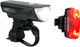 Set d'Éclairage HL-EL360G RC GVOLT25 + TL-LD620G RapidMicroG (StVZO) - noir/universal