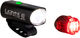 Lezyne Set de ilum. luz del. Hecto Drive 40 + luz tras. Femto con apr. StVZO - negro/universal