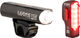 Lite Pro 115 front light + Strip Rear Lighting Set with StVZO - black/universal