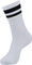 GripGrab Calcetines Original Stripes Performance Crew - white/41-44