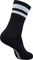 GripGrab Original Stripes Performance Crew Socks - black/41-44