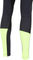 GORE Wear Culotes con tirantes C7 Partial WINDSTOPPER Pro Bib Tights+ - black-neon yellow/M