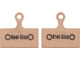 Plaquettes de Frein Disc pour Shimano - fritté - acier/SH-008