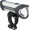 Luz delantera Ixon Rock LED con aprobación StVZO - negro-plata/100 lux