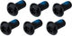 Disco de freno HS2 6 agujeros - silver-black/160 mm