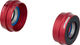 BB30 to MegaExo Ceramic Bottom Bracket - red/carbon 68 mm
